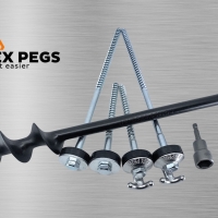 Hex Pegs: Drillable Tent & Canopy Stakes